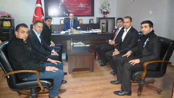 AK Parti Besni Gençlik Kolları Başkanı Bahattin Demirden Müdürlüğümüze Ziyaret