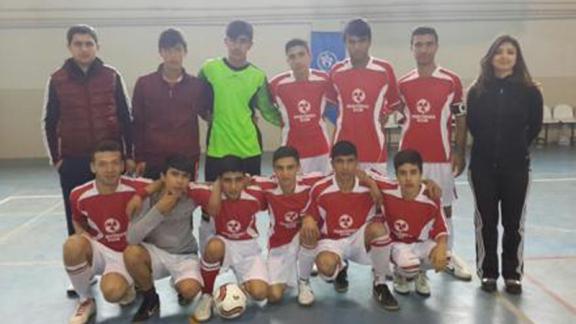 Genç Erkek Futsal Turnuvalarında Şehit Abidin Tanrıkolu Anadolu Lisesi Adıyaman İl İkincisi 
