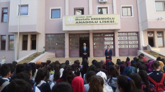 Erdemoğlu Anadolu Lisesi Kurban Kesti