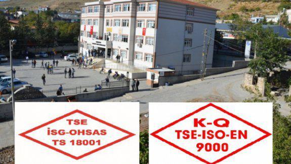 Besni Osman İSOT M.T.A.L  TS EN ISO 9001 Belgesi aldı