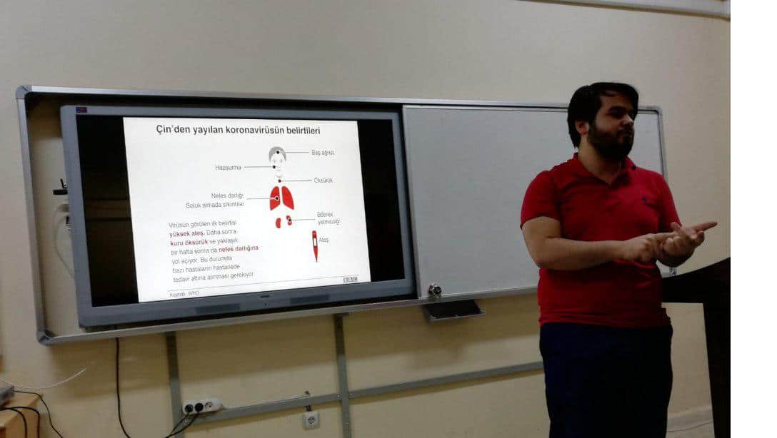Besni İbn-i Sina Mesleki ve Teknik Anadolu Lisesinde Koronavirüs Hastalığı Bilgilendirme Semineri Gerçekleştirildi