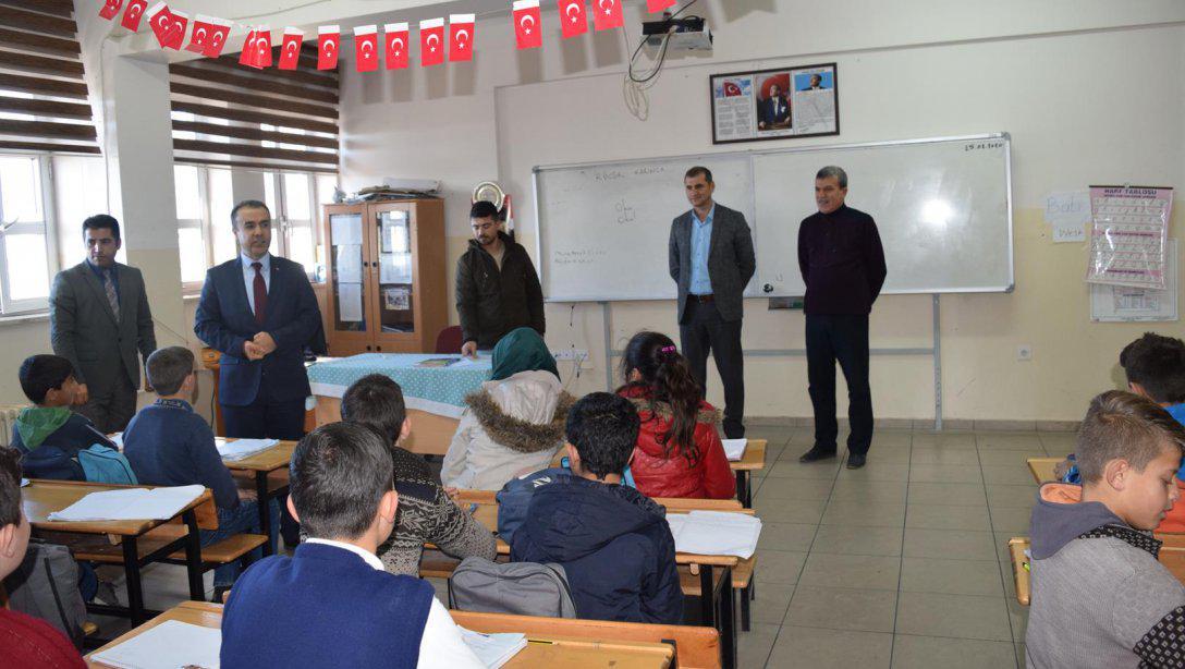 İlçe Milli Eğitim Müdürümüz Mehmet DEMİREL'in Okul Ziyaretleri Devam Ediyor