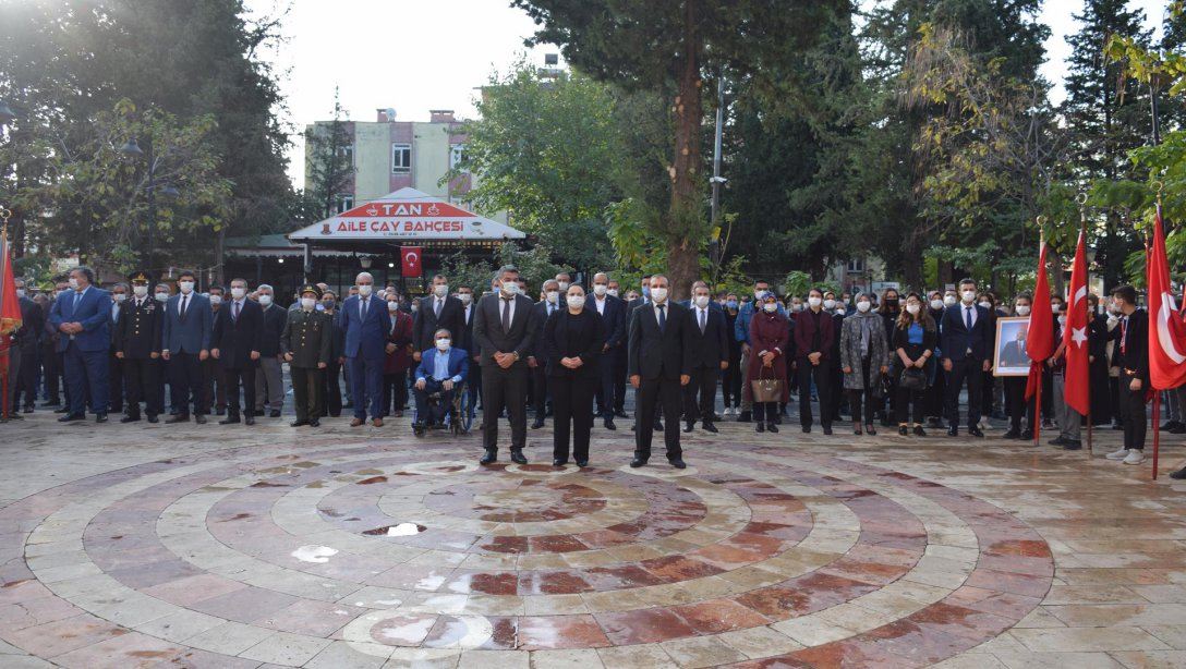 Cumhuriyetimizin Kurucusu Mustafa Kemal ATATÜRK'ün Ebediyete İrtihalinin 82.Yılı Dolayısıyla Anma Programı Düzenlendi