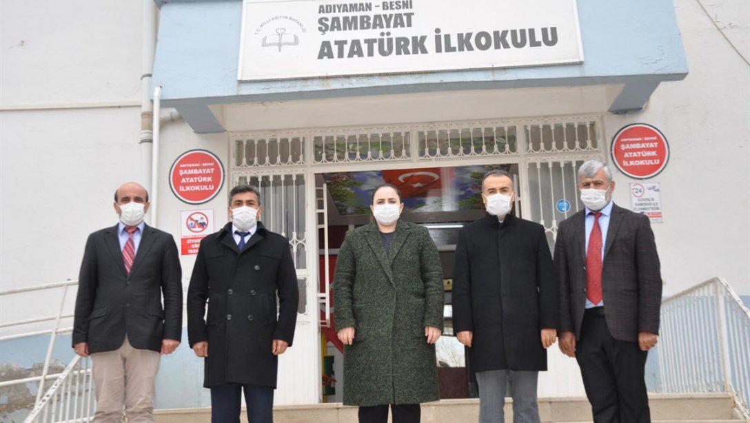 Kaymakamımız Nazlı DEMİR Şambayat Atatürk İlkokulunu Ziyaret Etti