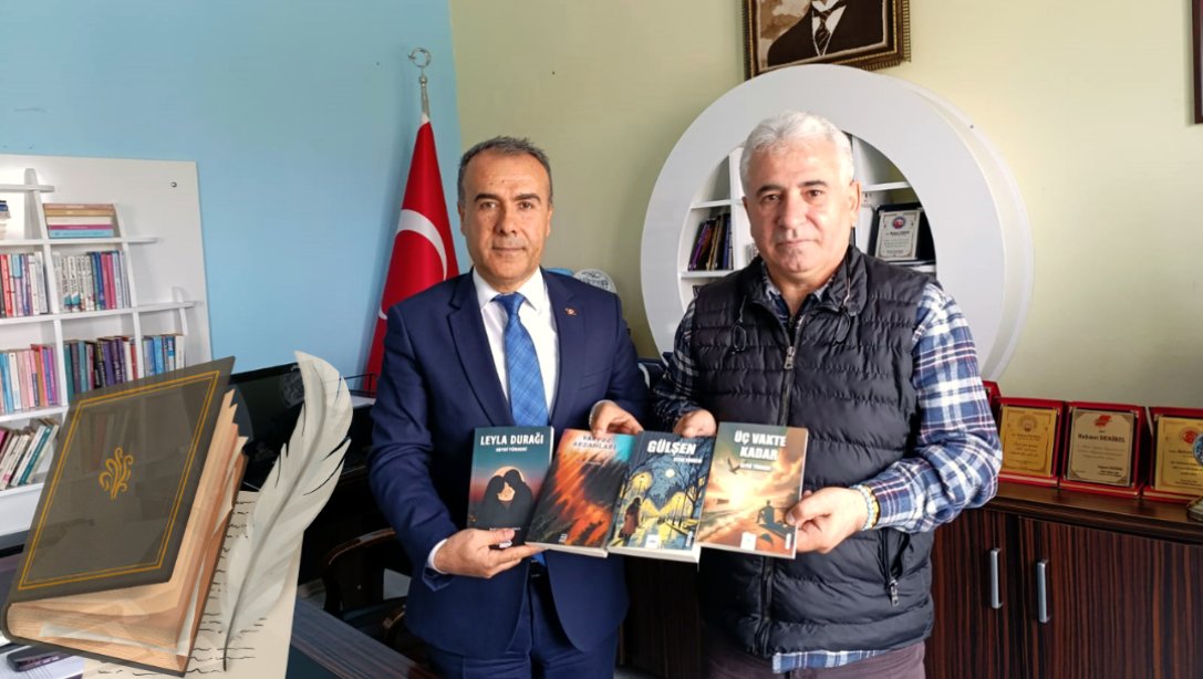 Yazar Seydi TÜRKERİ'den Müdürlüğümüze Anlamlı Ziyaret ve Kitap Bağışı